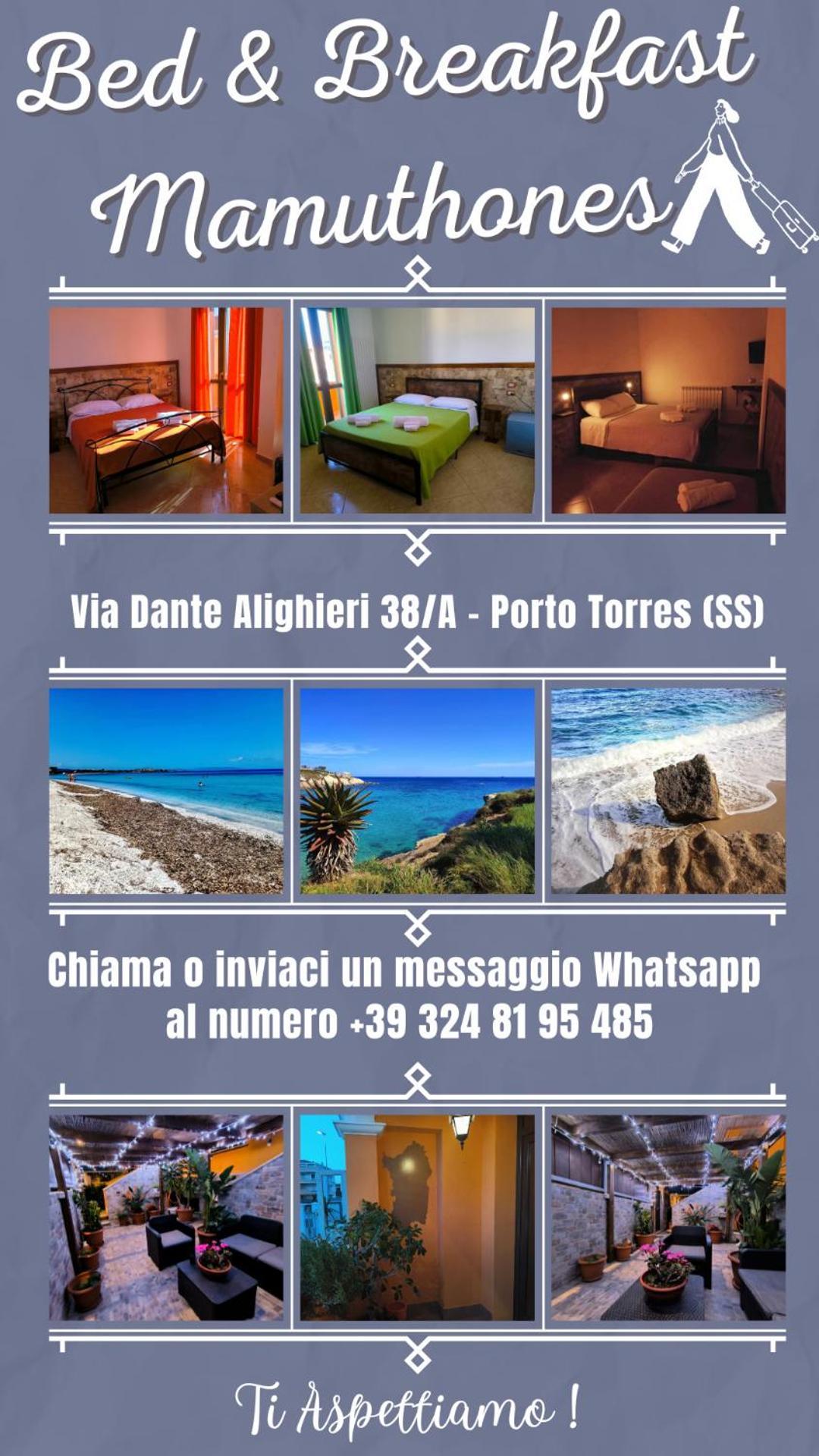 B&B Mamuthones Porto Torres Exterior photo